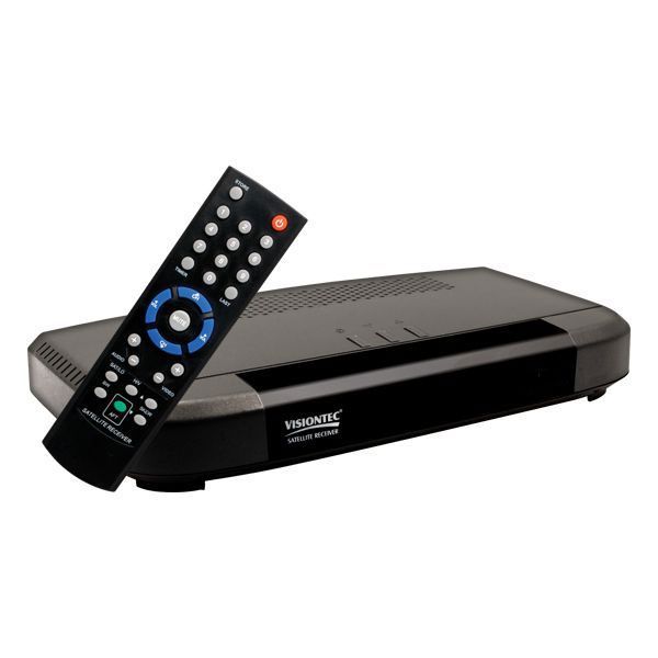 Receptor Analógico VT1000 Plus Preto Visiontec